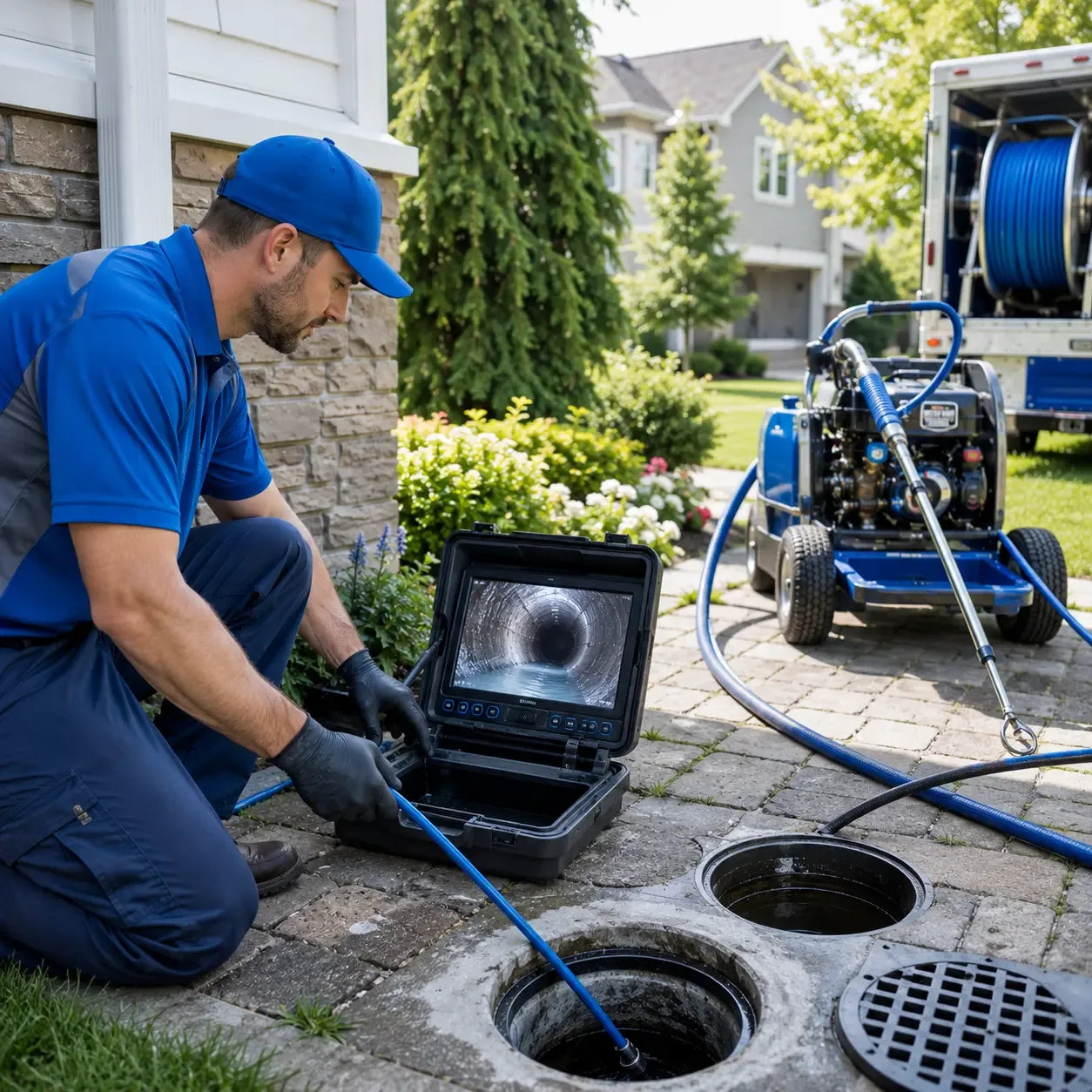 Outdoor drain cleaning professionals serving Bushton, KS