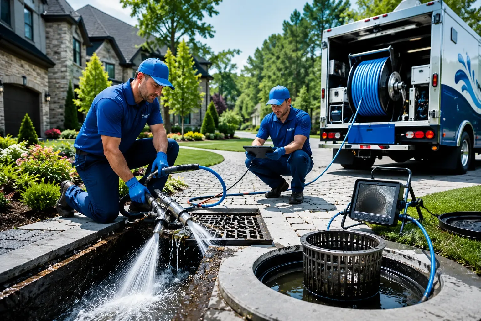 Local outdoor drain cleaning professionals in Bushton, KS